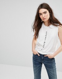 Футболка Cheap Monday - Грязно-белый