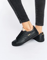 Кожаные кроссовки Gola Equipe - Черный