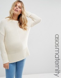 Джемпер крупной вязки ASOS Maternity - Кремовый