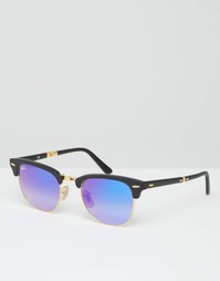 Солнцезащитные очки‑клабмастеры с зеркальными стеклами Ray-Ban 0RB2176