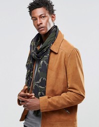 Шарф с принтом сердец PS By Paul Smith - Зеленый