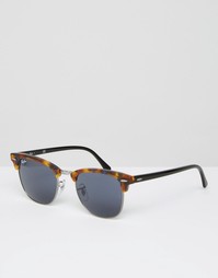 Солнцезащитные очки-клабмастеры Ray-Ban 0RB3016 - Коричневый