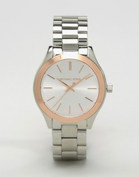 Серебристые часы Michael Kors Runway MK3514 - Серебряный