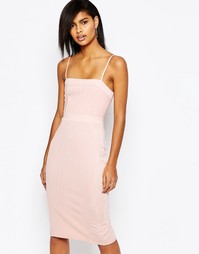 Платье-футляр миди ASOS - Телесный