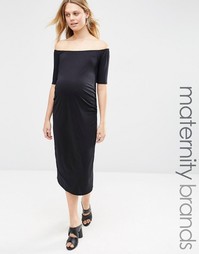 Облегающее платье для беременных Bluebelle Maternity - Черный