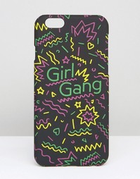 Чехол для iPhone 6 и 6s ASOS Girl Gang - Мульти