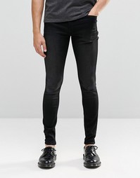 Потертые черные джинсы Cheap Monday - Черный