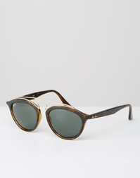 Круглые солнцезащитные очки Ray-Ban 0RB4257 - Коричневый