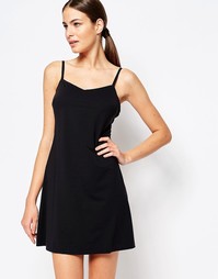 Платье-комбинация с глубоким вырезом сзади Spanx - Very black