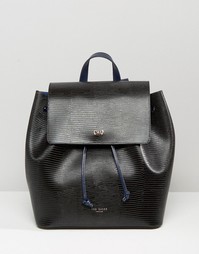 Рюкзак с отделкой под змеиную кожу Ted Baker - Черный