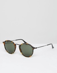 Круглые солнцезащитные очки Ray-Ban 0RB2447 - Коричневый
