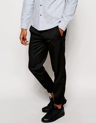 Спортивные брюки слим строгого кроя ASOS - Черный