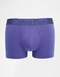 Хлопковые боксеры-брифы Calvin Klein Iron Strength - Фиолетовый