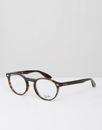 Круглые очки Ray-Ban 0RX5283 - Коричневый