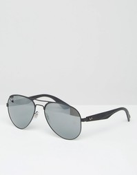 Солнцезащитные очки‑авиаторы с зеркальными стеклами Ray-Ban #0:D3]}RB3