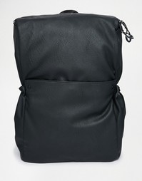 Рюкзак с карманами на шнурках ASOS - Черный