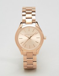 Часы цвета розового золота Michael Kors Runway MK3513 - Розовое золото