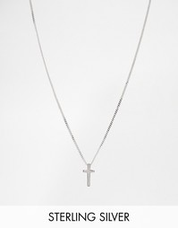 Серебряное ожерелье с крестом Seven London - Серебряный