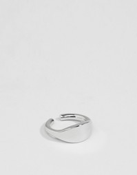 Серебряное кольцо Icon Brand Signet - Серебряный