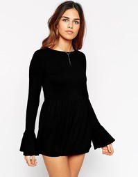 Комбинезон в стиле 70-х с расклешенными рукавами ASOS