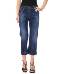 Джинсовые брюки-капри Elisabetta Franchi Jeans