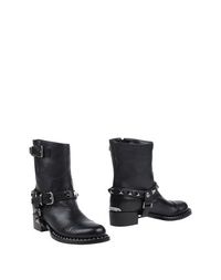 Черные Полусапоги и высокие ботинки MIU MIU