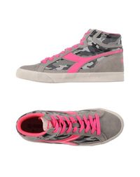 Высокие кеды и кроссовки Diadora