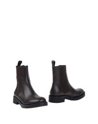 Коричневые Полусапоги и высокие ботинки JIL Sander Navy