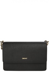 Кожаная сумка с клапаном DKNY