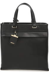 Кожаная сумка с двумя ручками DKNY