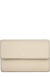 Кожаная сумка с клапаном DKNY