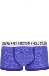 Боксеры из эластичного хлопка с принтом Dirk Bikkembergs