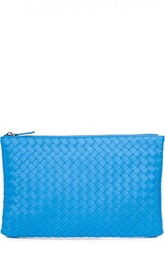 Кожаная косметичка с плетением intrecciato Bottega Veneta