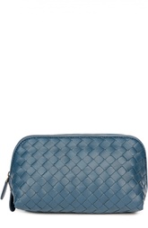 Кожаная косметичка с плетением intrecciato Bottega Veneta