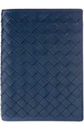Кожаный футляр для паспорта с плетением intrecciato Bottega Veneta