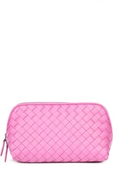 Кожаная косметичка с плетением intrecciato Bottega Veneta