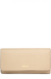 Кожаное портмоне с клапаном DKNY