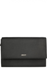 Кожаная сумка с клапаном DKNY