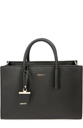 Кожаная сумка с двумя ручками DKNY
