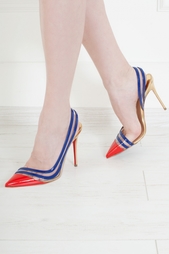 Кожаные туфли Paralili 100 Patent/Pvc/Specchio Christian Louboutin