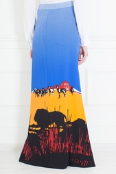 Шелковая юбка Cody Print Diane von Furstenberg