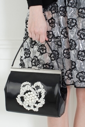 Кожаная сумка Simone Rocha