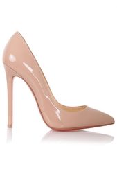 Кожаные туфли Pigalle 120 Patent Calf Christian Louboutin