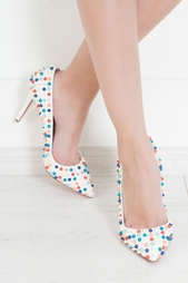 Кожаные туфли Pigalle Spikes 100 Christian Louboutin