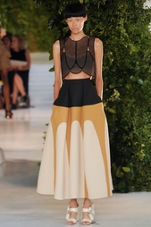 Хлопковая юбка Delpozo