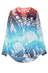 Шелковая блузка Gilmore Habotai Diane von Furstenberg