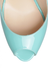 Кожаные босоножки Une Plume Sling 140 Patent Christian Louboutin