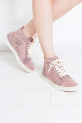 Замшевые кеды Louis Woman Flat Christian Louboutin
