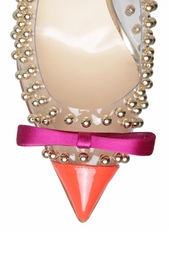 Туфли из пластика и кожи Bille Et Boule 120 Christian Louboutin