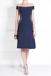 Кожаные босоножки Oscar de la Renta